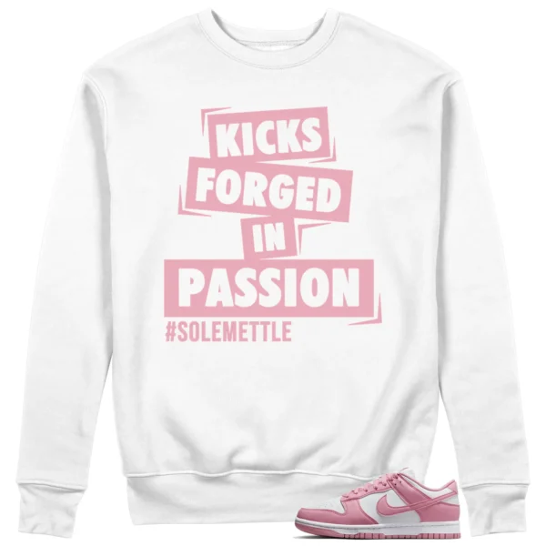 Passion Kicks Sweatshirt - Perfect Match for Nike Dunk Low Elemental Pink