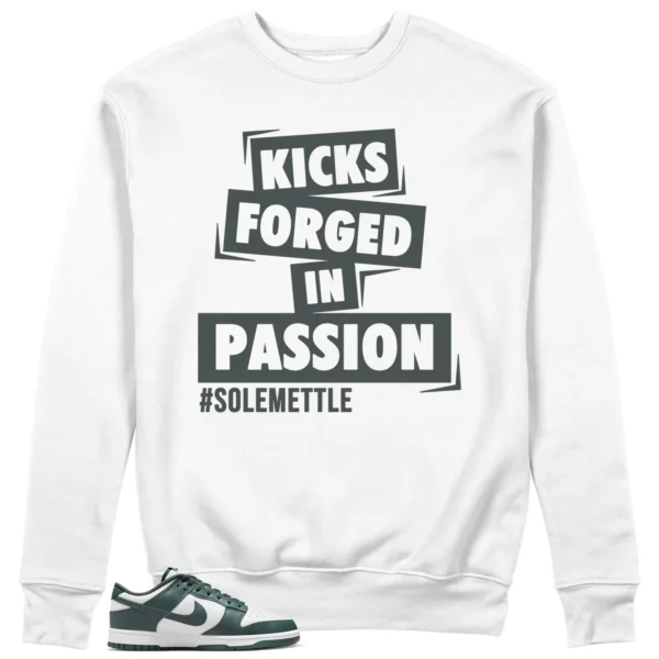 Passion Kicks Sweatshirt - Perfect Match for Nike Dunk Low Vintage Green