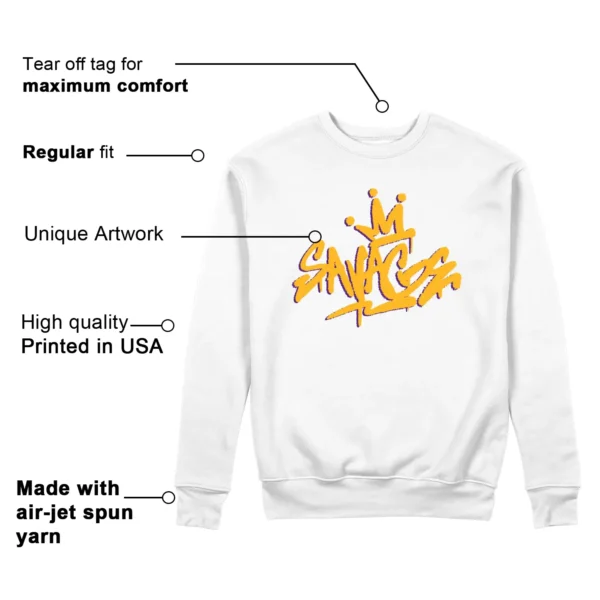 Savage Style Sweatshirt for Nike Air Force 1 Low Kobe Bryant Lovers Features