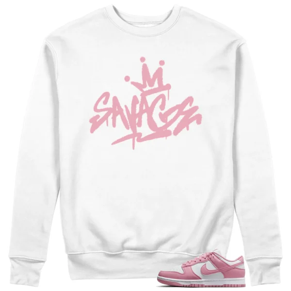 Savage Style Sweatshirt for Nike Dunk Low Elemental Pink Lovers