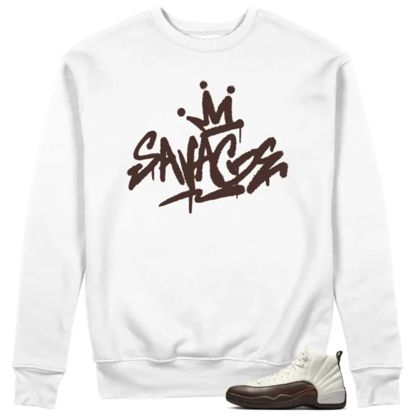 Savage Style Sweatshirt for SoleFly x Air Jordan 12 Cafecito Lovers