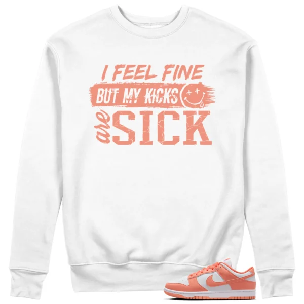 Nike Dunk Low Light Wild Mango Match: Sick Kicks Sweatshirt