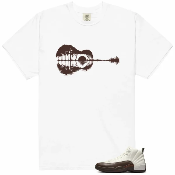 Guitar Shirt for SoleFly x Air Jordan 12 Cafecito Sneaker