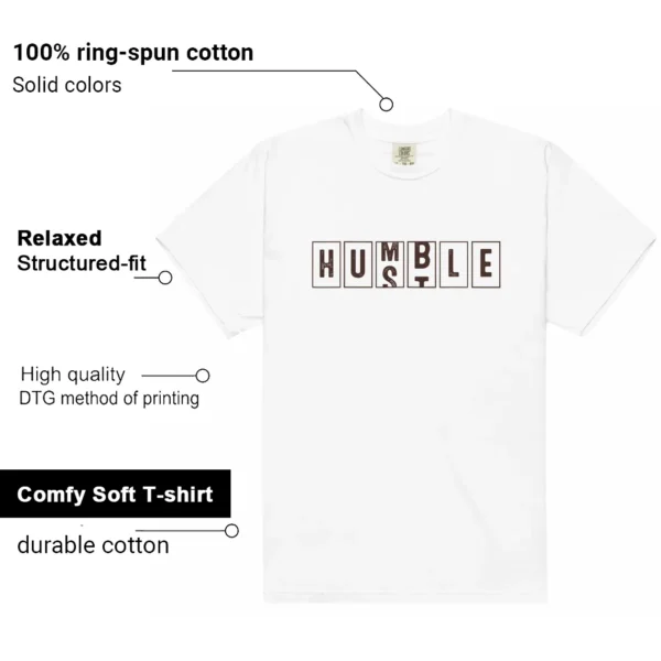 SoleFly x Air Jordan 12 Cafecito - Hustle Humble T-Shirt Features