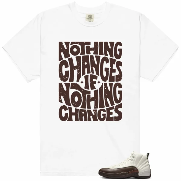 SoleFly x Air Jordan 12 Cafecito Style: Nothing Changes Tee