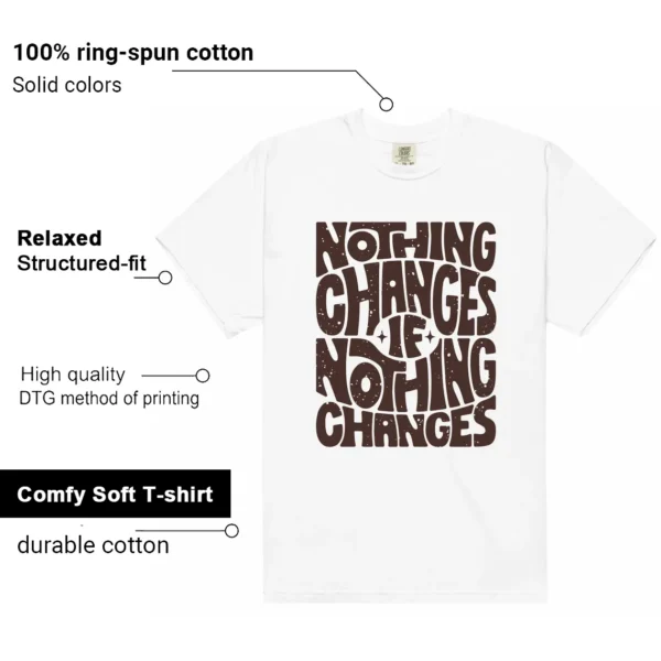 SoleFly x Air Jordan 12 Cafecito Style: Nothing Changes Tee Features