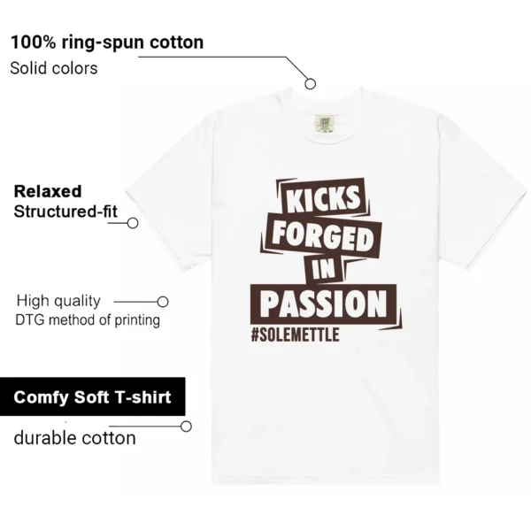 Passion Kicks Tee - Perfect Match for SoleFly x Air Jordan 12 Cafecito Features