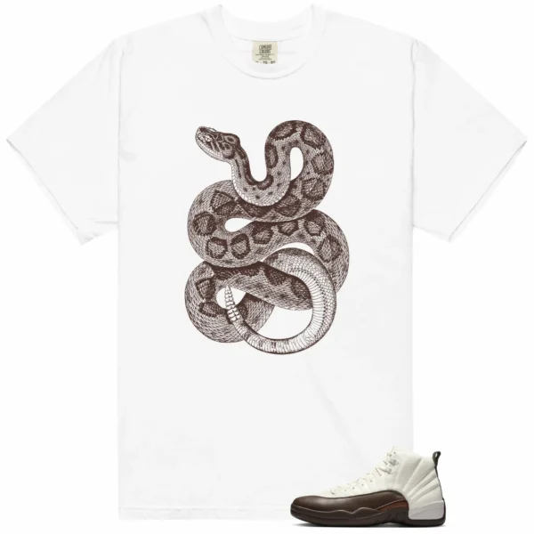 Python Snake Shirt for SoleFly x Air Jordan 12 Cafecito Sneaker