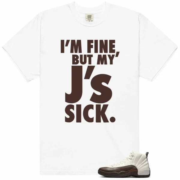 SoleFly x Air Jordan 12 Cafecito Lovers' Sick J's Shirt