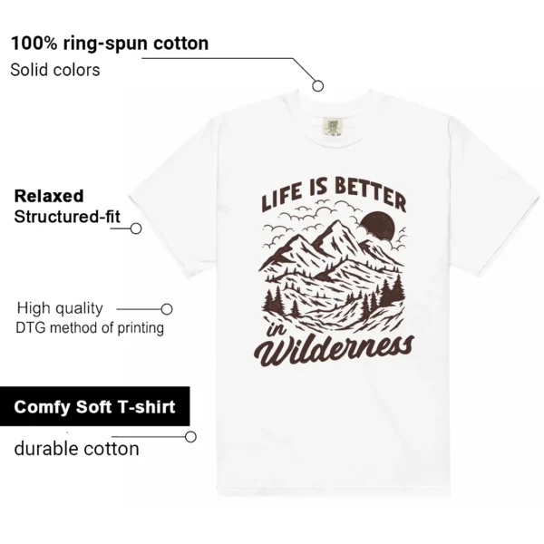 Wilderness Tee - Perfect with SoleFly x Air Jordan 12 Cafecito Features