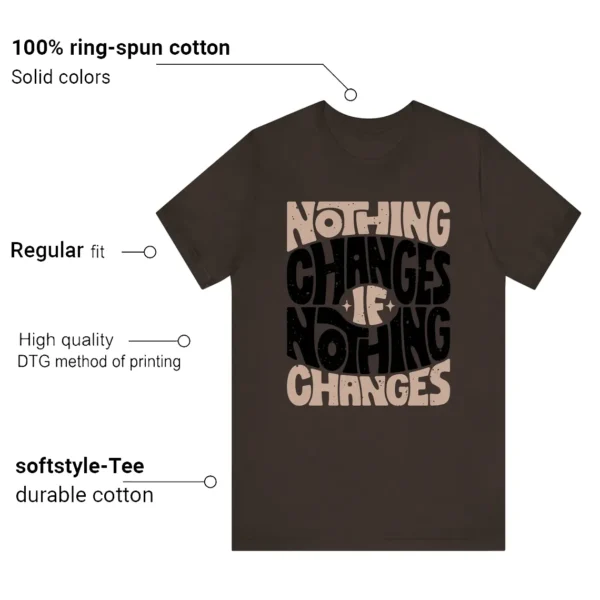 Travis Scott x Air Jordan 1 Low OG Velvet Brown Style: Nothing Changes Tee Features