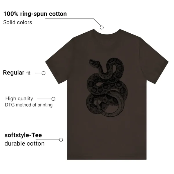 Python Snake Shirt for Travis Scott x Air Jordan 1 Low OG Velvet Brown Sneaker Features