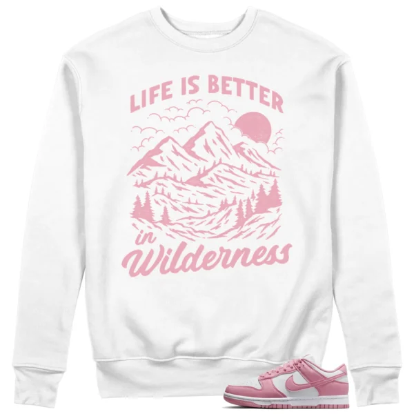 Wilderness Sweat - Perfect with Nike Dunk Low Elemental Pink