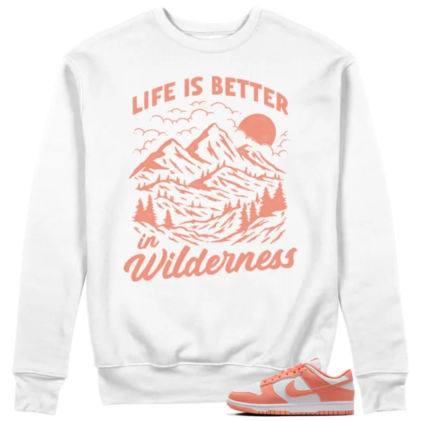 Wilderness Sweat - Perfect with Nike Dunk Low Light Wild Mango