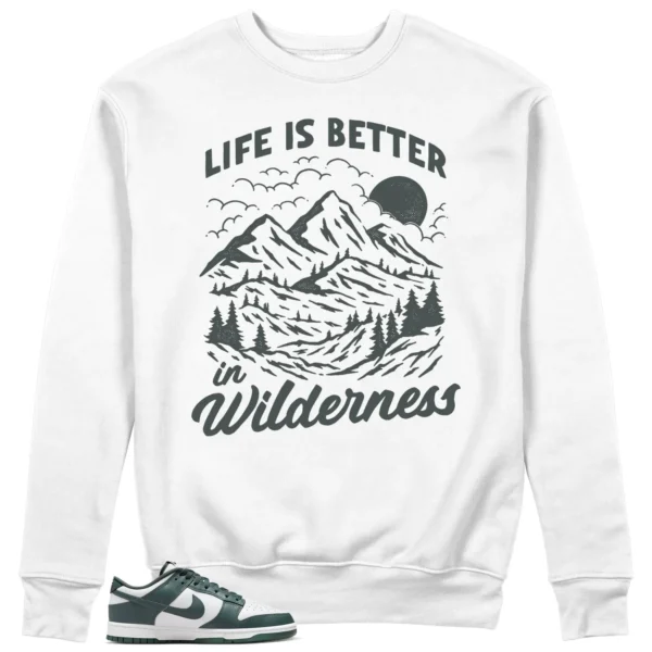 Wilderness Sweat - Perfect with Nike Dunk Low Vintage Green