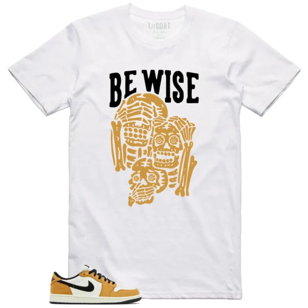 Air Jordan 1 Low OG Rookie of the Year 'Be Wise' Matching Shirt