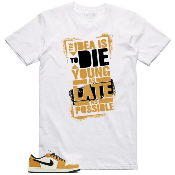 Die Young MatchShirt to Style Air Jordan 1 Low OG Rookie of the Year