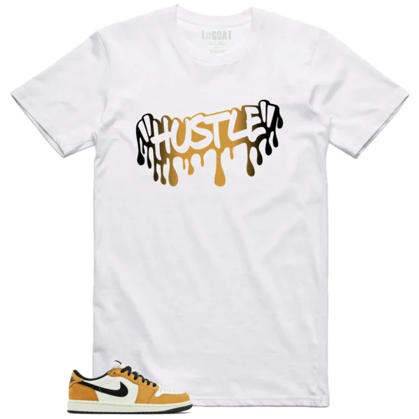 Hustle Drip Tee Matching Air Jordan 1 Low OG Rookie of the Year