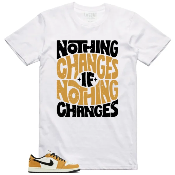 Air Jordan 1 Low OG Rookie of the Year Style: Nothing Changes Tee