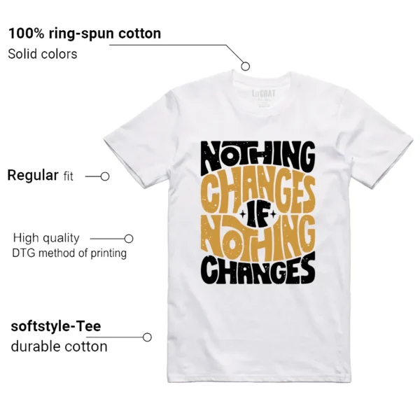 Air Jordan 1 Low OG Rookie of the Year Style: Nothing Changes Tee Features