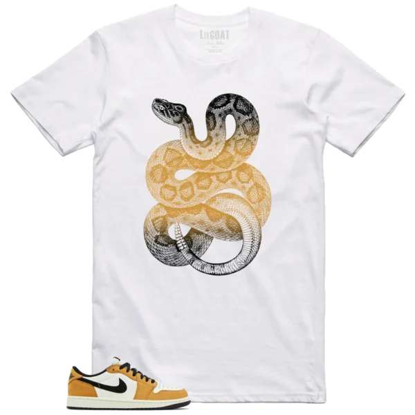 Python Snake Shirt for Air Jordan 1 Low OG Rookie of the Year Sneaker