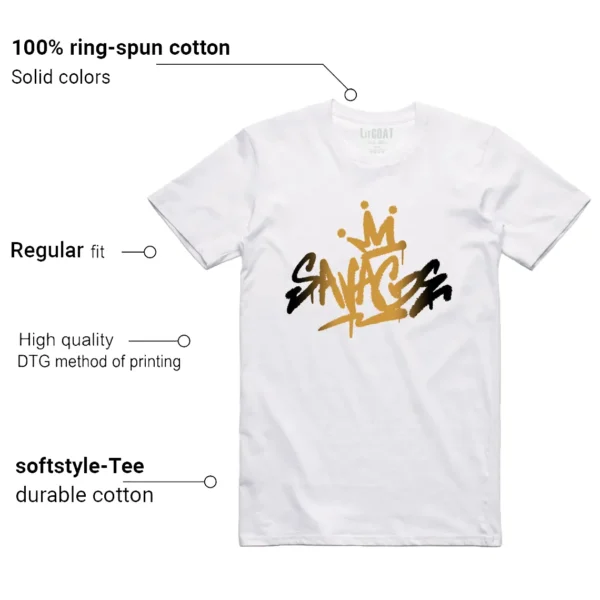 Savage Style Shirt for Air Jordan 1 Low OG Rookie of the Year Lovers Features