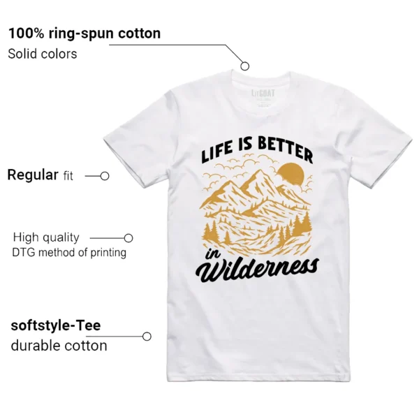 Wilderness Tee - Perfect with Air Jordan 1 Low OG Rookie of the Year Features