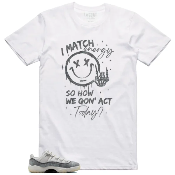 Air Jordan 11 Low Year of the Snake Matching Tee Shirt - Match Energy