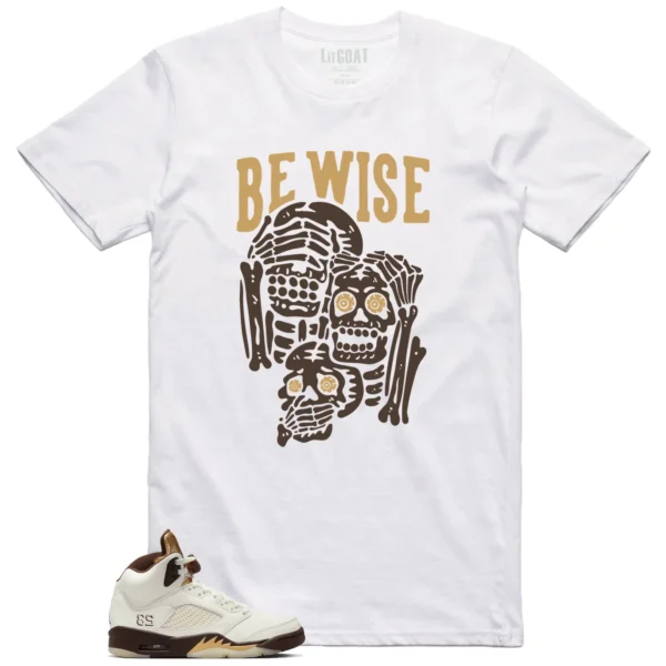 Air Jordan 5 Earth 'Be Wise' Matching Shirt