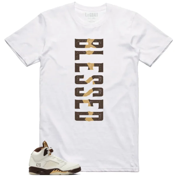 Blessed Tee | Air Jordan 5 Earth Matchshirt