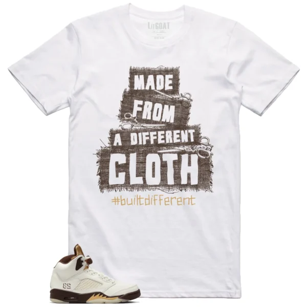 Built Different Tee for Air Jordan 5 Earth