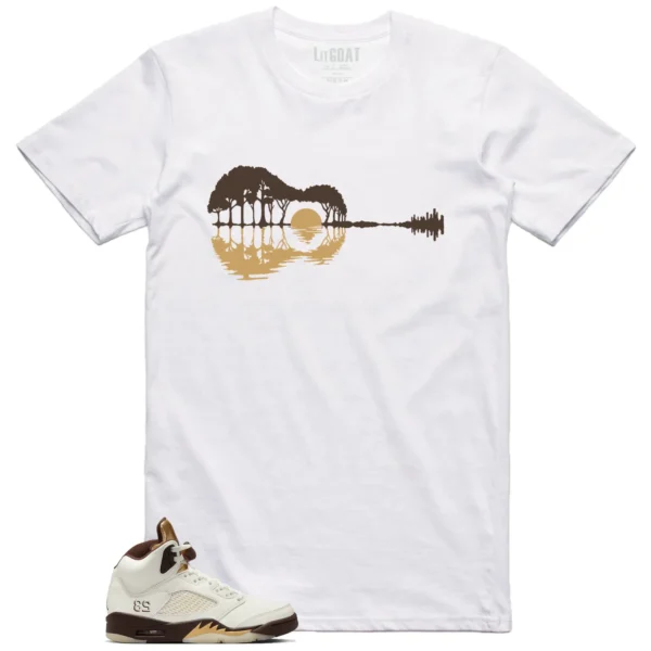 Guitar Shirt for Air Jordan 5 Earth Sneaker