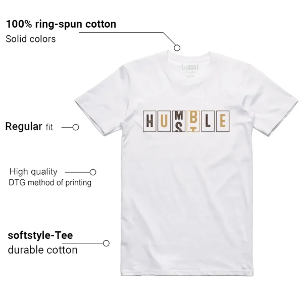 Air Jordan 5 Earth - Hustle Humble T-Shirt Features