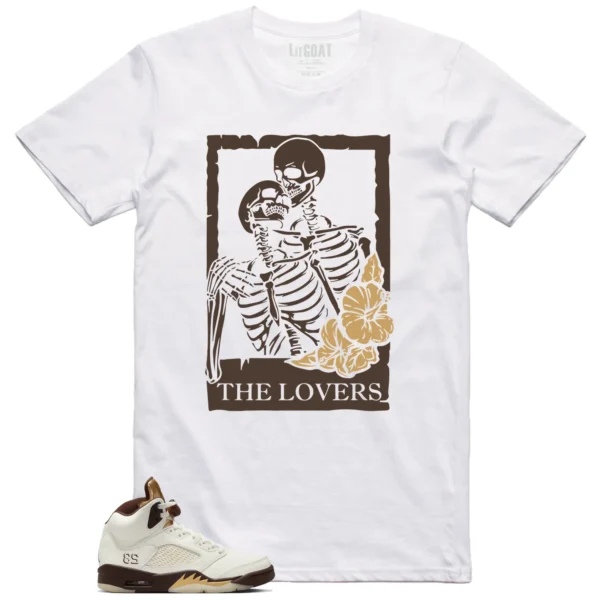 Lovers Tee for Air Jordan 5 Earth Sneakers