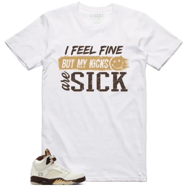 Air Jordan 5 Earth Match: Sick Kicks Shirt