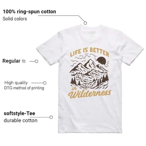 Wilderness Tee - Perfect with Air Jordan 5 Earth Features