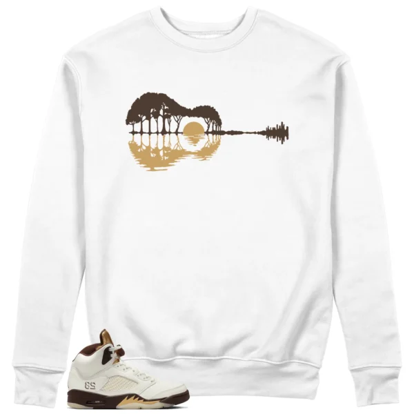 Guitar Sweatshirt for Air Jordan 5 Earth Sneaker