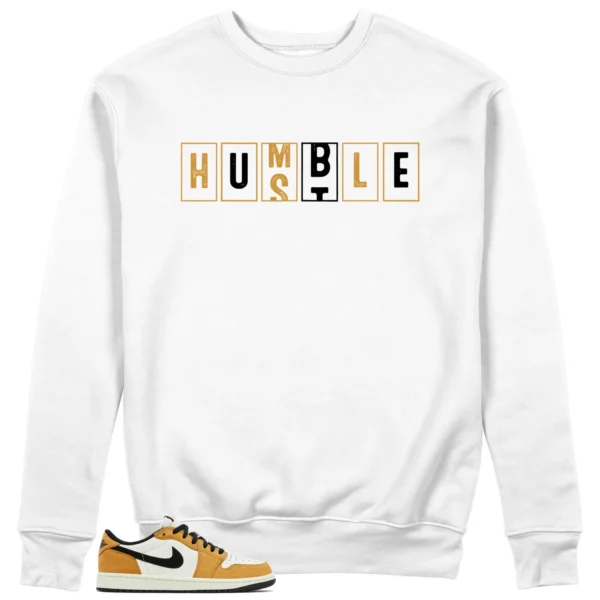 Air Jordan 1 Low OG Rookie of the Year - Hustle Humble Sweatshirt