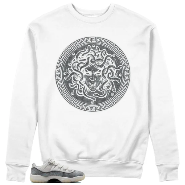 Medusa Sweatshirt for Air Jordan 11 Low Year of the Snake Kicks