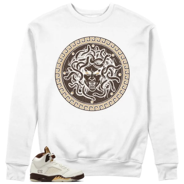 Medusa Sweatshirt for Air Jordan 5 Earth Kicks