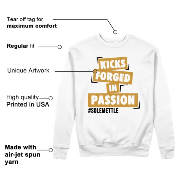 Passion Kicks Sweatshirt - Perfect Match for Air Jordan 1 Low OG Rookie of the Year Features