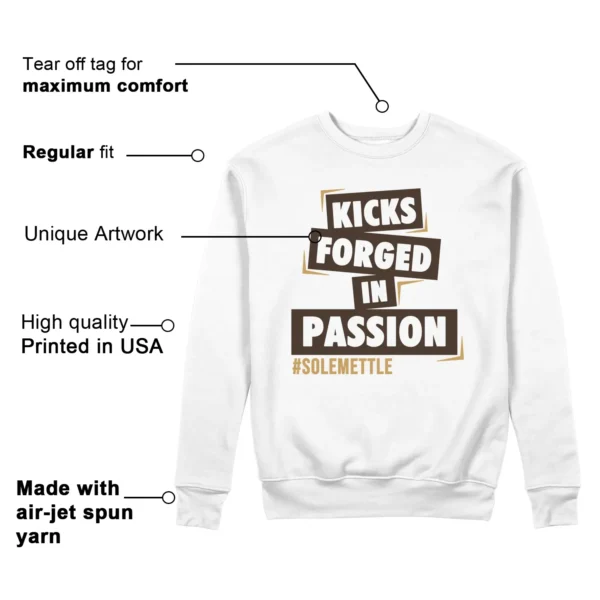 Passion Kicks Sweatshirt - Perfect Match for Air Jordan 5 Earth Features