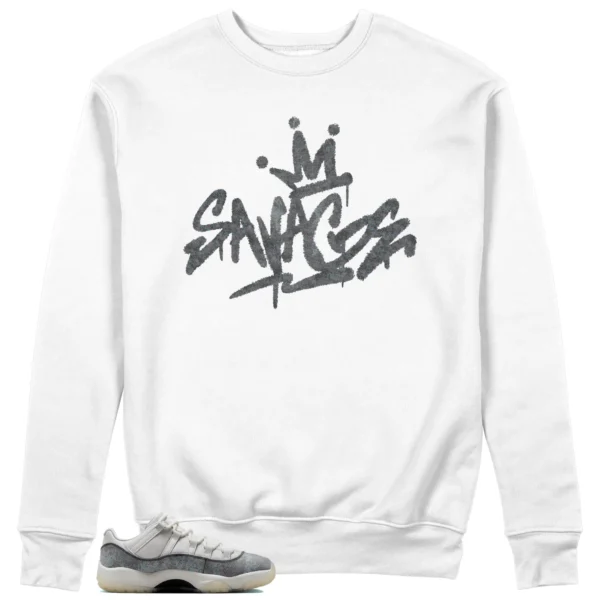 Savage Style Sweatshirt for Air Jordan 11 Low Year of the Snake Lovers