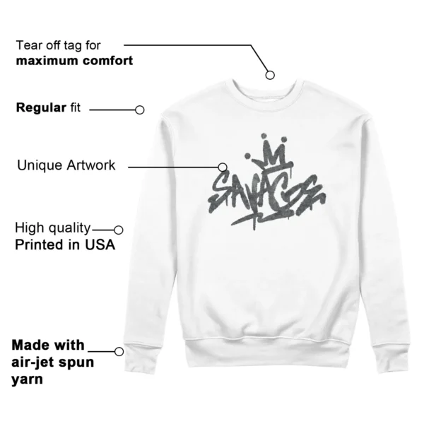 Savage Style Sweatshirt for Air Jordan 11 Low Year of the Snake Lovers Features