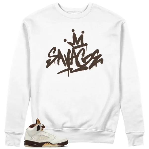 Savage Style Sweatshirt for Air Jordan 5 Earth Lovers