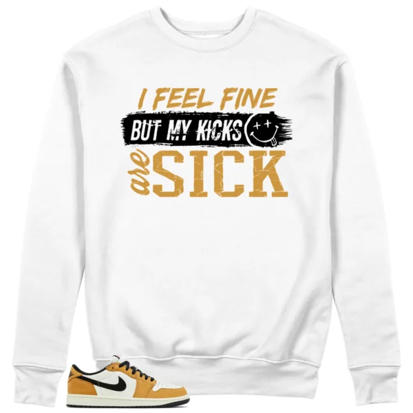 Air Jordan 1 Low OG Rookie of the Year Match: Sick Kicks Sweatshirt