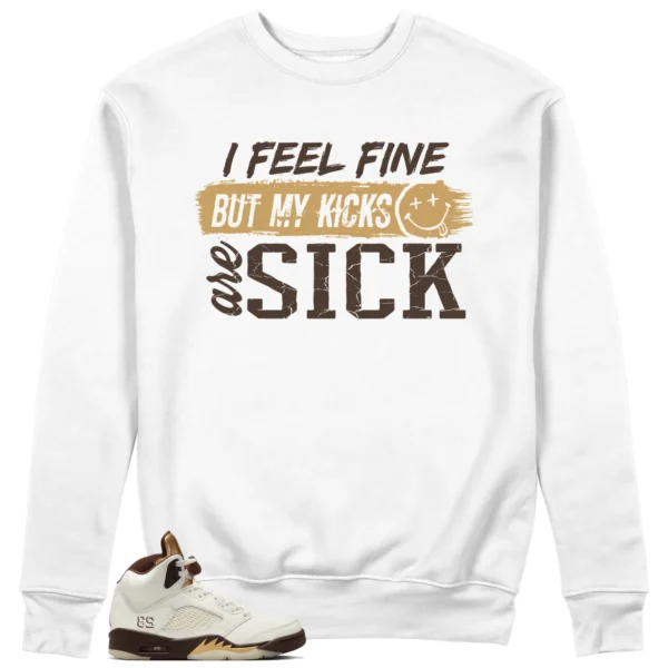 Air Jordan 5 Earth Match: Sick Kicks Sweatshirt