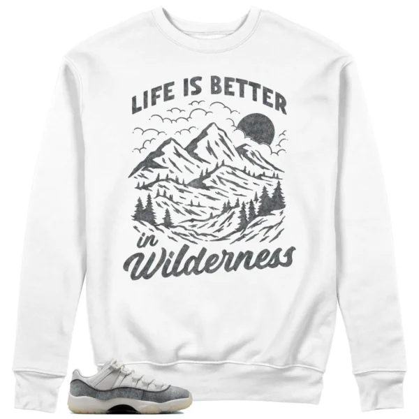 Wilderness Sweat - Perfect with Air Jordan 11 Low Year of the Snake