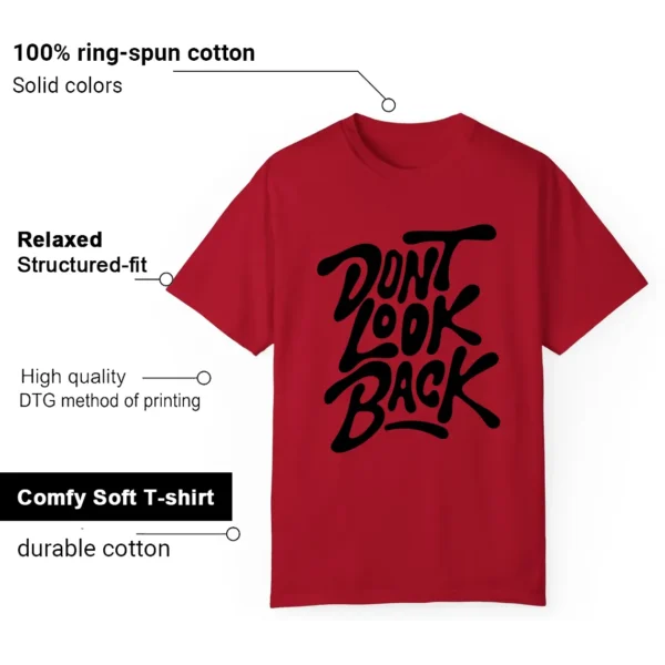 Air Jordan 12 Flu Game Style: Don't Look Back Shirt Features