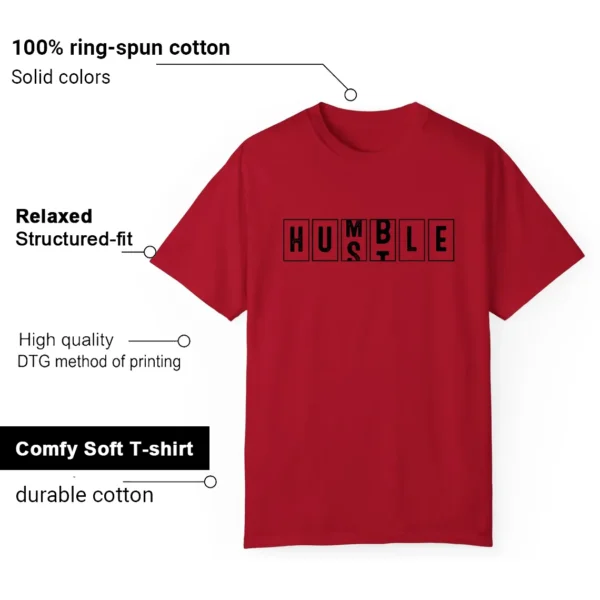 Air Jordan 12 Flu Game - Hustle Humble T-Shirt Features